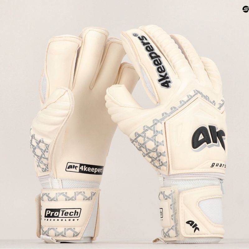 Mănuși de portar pentru copii 4Keepers Guard Classic MF albe 5