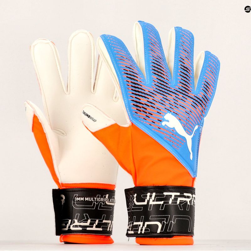 Mănuși de portar PUMA Ultra Grip 3 Rc portocaliu și albastru 41816 05 7