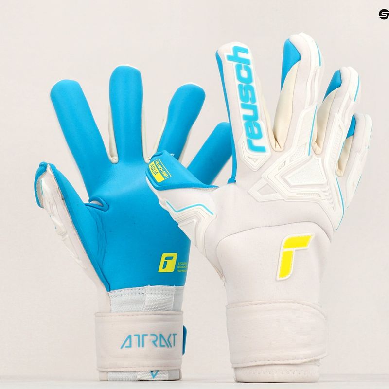 Reusch Attrakt Freegel Aqua Mănuși de portar impermeabile la vânt alb 5270459 8