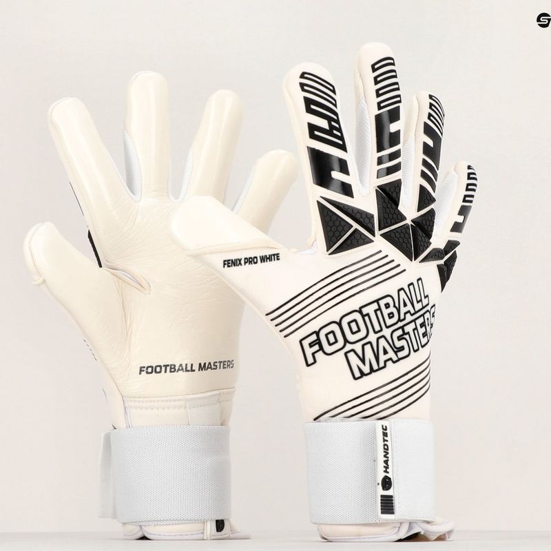 Football Masters Fenix Pro mănuși de portar alb 1174-4 8