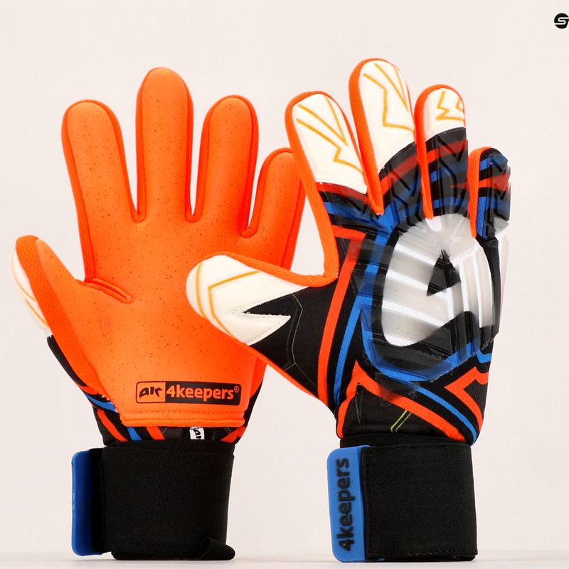 Mănuși de portar 4keepers Evo Lanta Nc portocalii 11