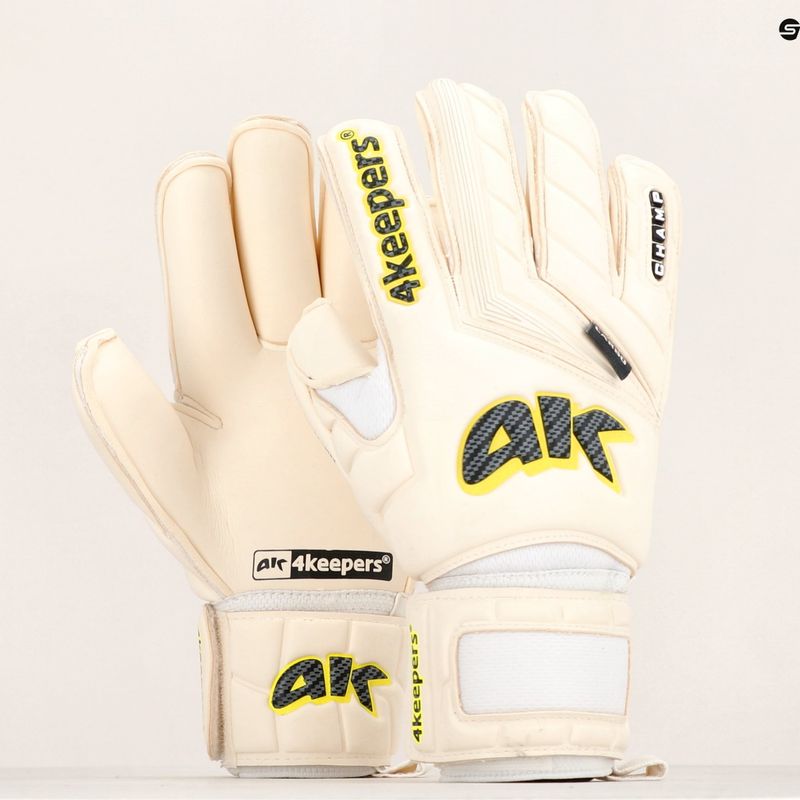 Mănuși de portar 4keepers Champ Carbo V RF albe 11