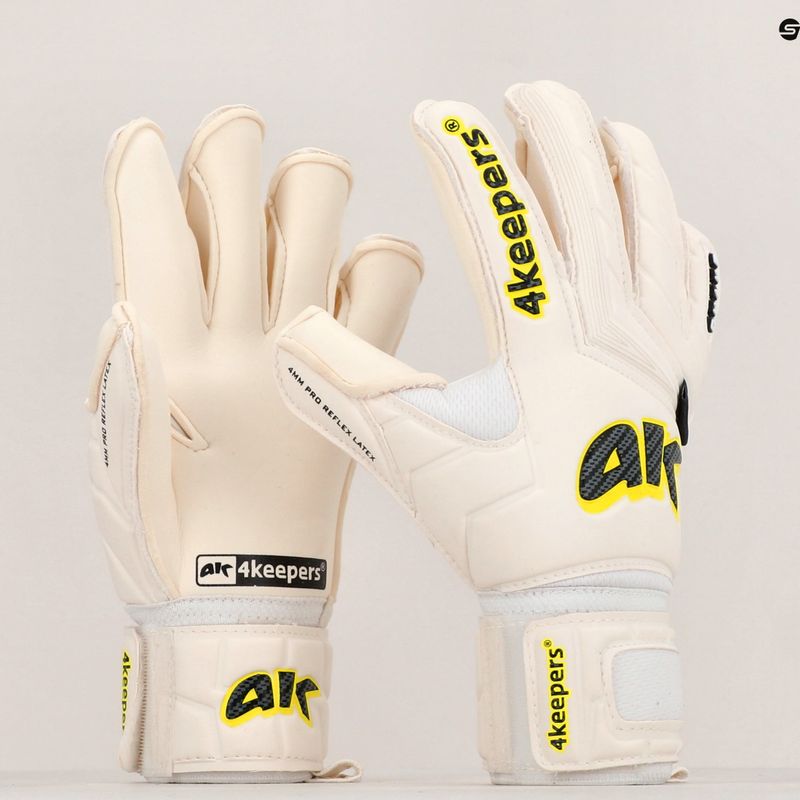 Mănuși de portar pentru copii 4keepers Champ Carbo V Hb albe 11