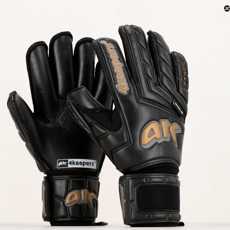 Mănuși de portar 4keepers Champ Gold Black V Rf negre 12
