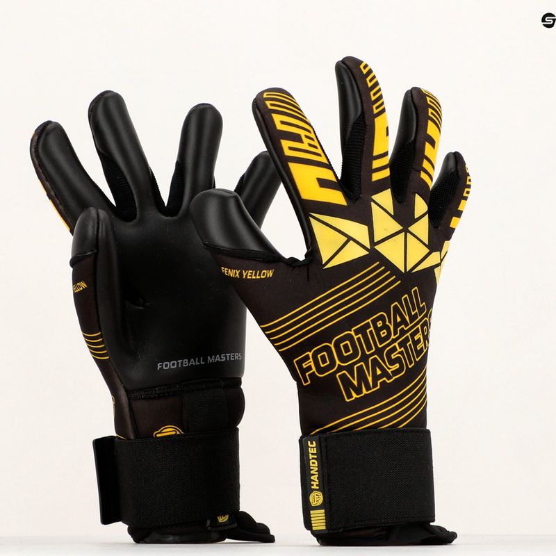 Mănuși de portar pentru copii Football Masters Fenix galben 1180-1 8