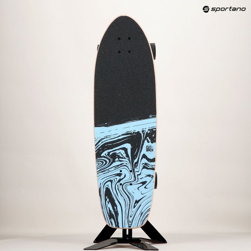 Surfskate Cutback Splash 34" alb-albastru skateboard CUT-SUR-SPL 14
