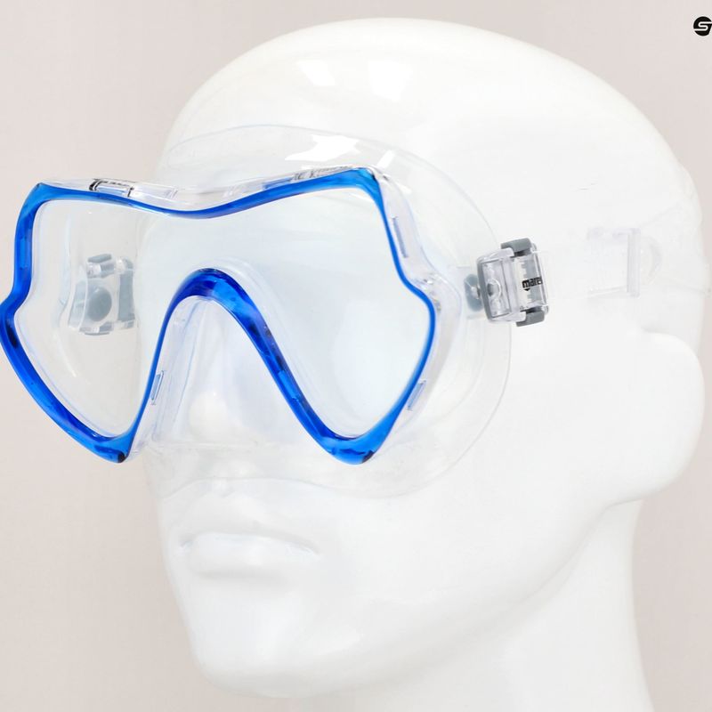 Mască de snorkeling Mares Pure Vision albastru transparent 411217 7