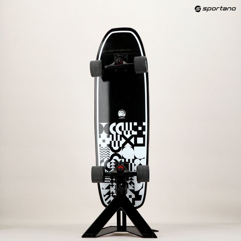 Surfskate Cutback B&W 32" alb-negru și skateboard CUT-SUR-B&W 12
