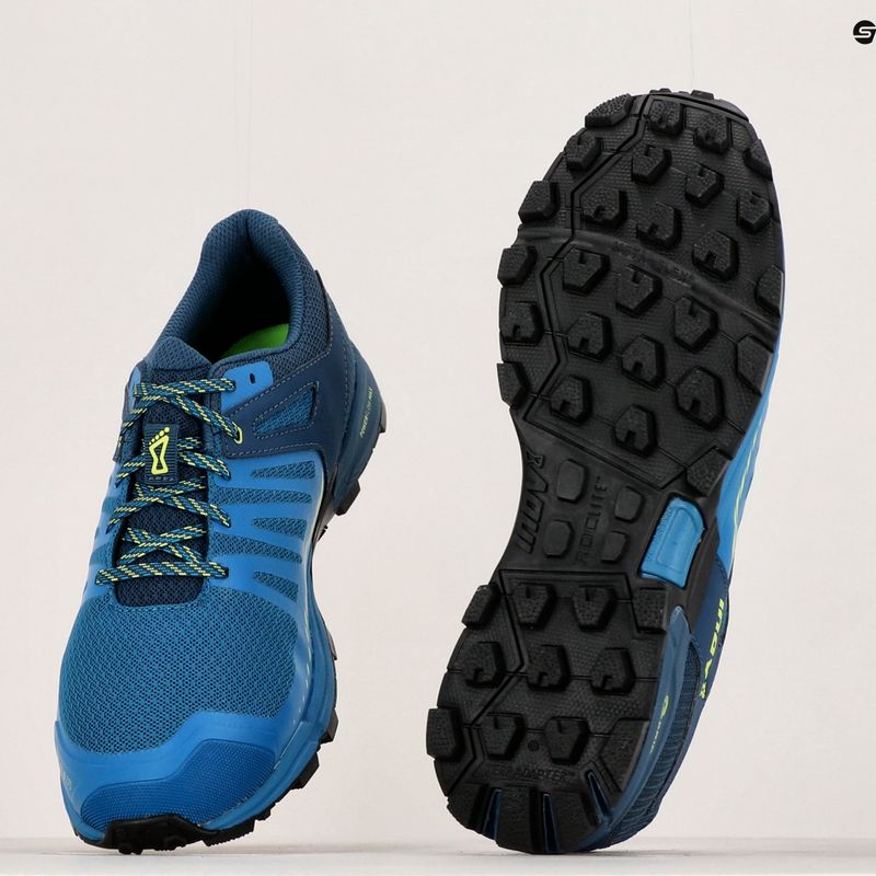 Pantofi de alergare pentru bărbați Inov-8 Roclite G 275 V2 albastru-verde 001097-BLNYLM 12