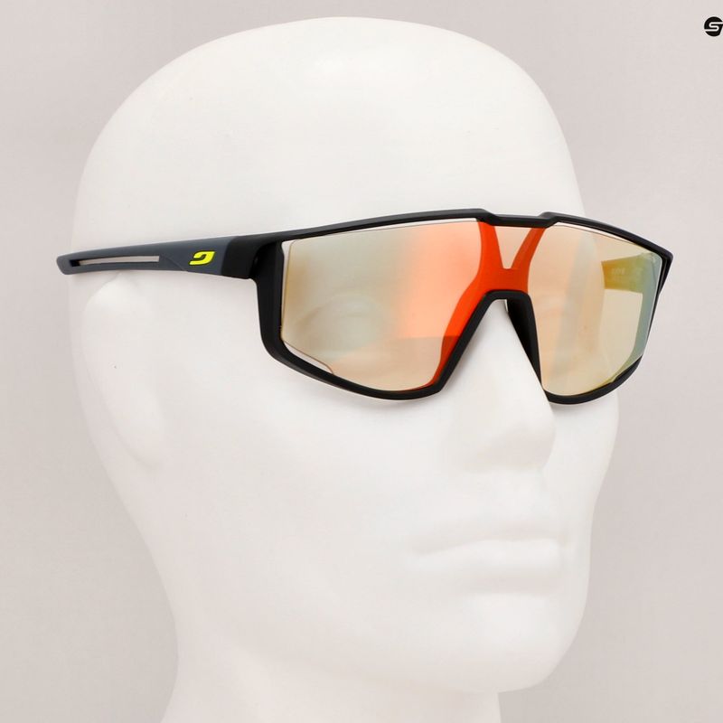 Ochelari de ciclism pentru copii Julbo Fury S Reactiv 1-3 Amplificator de lumină negru mat/griu 10