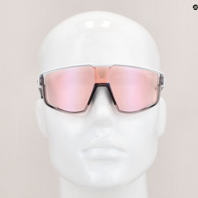 Julbo Fury Reactiv 1-3 Ochelari de ciclism cu contrast ridicat alb mat/gri translucid 6