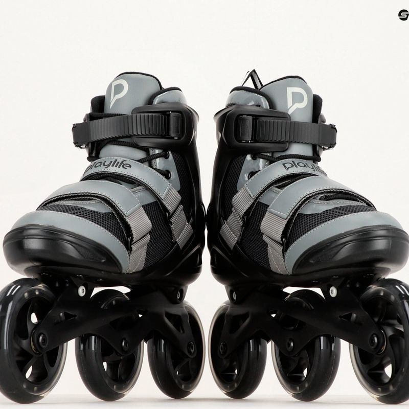 Patine cu role Playlife GT 110 negru/gri pentru bărbați 17