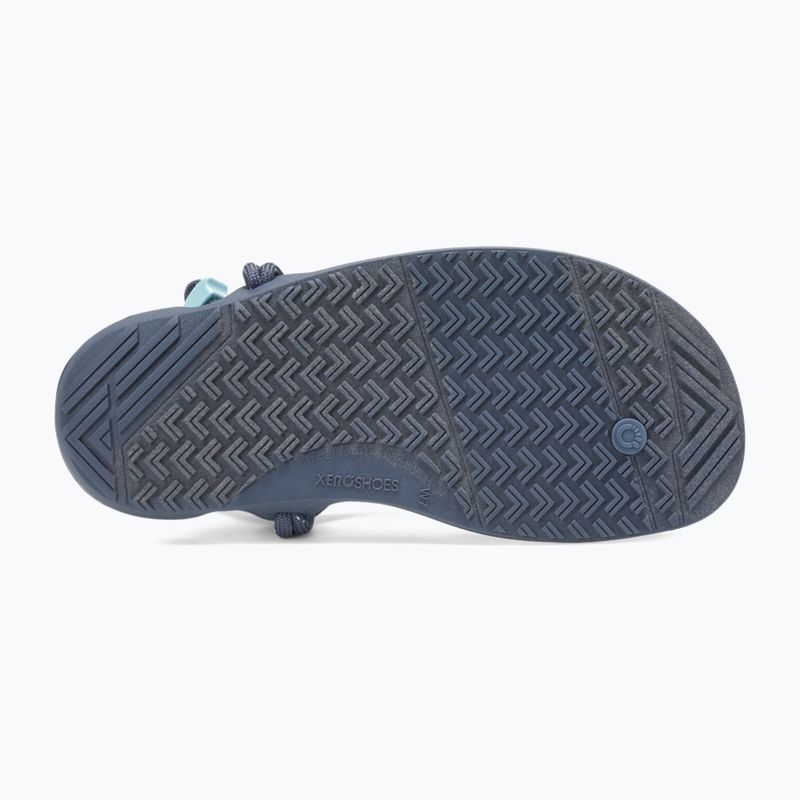 Sandale barefoot pentru femei Xero Shoes Aqua Cloud blue/glow 7