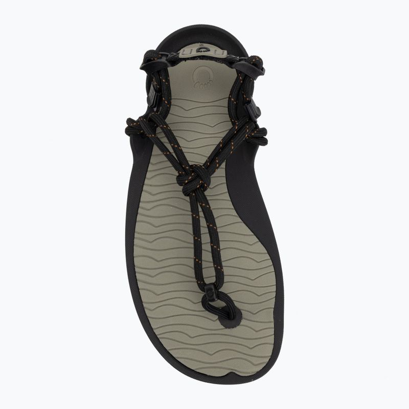 Sandale barefoot pentru bărbați Xero Shoes Aqua Cloud vetiver/green 5