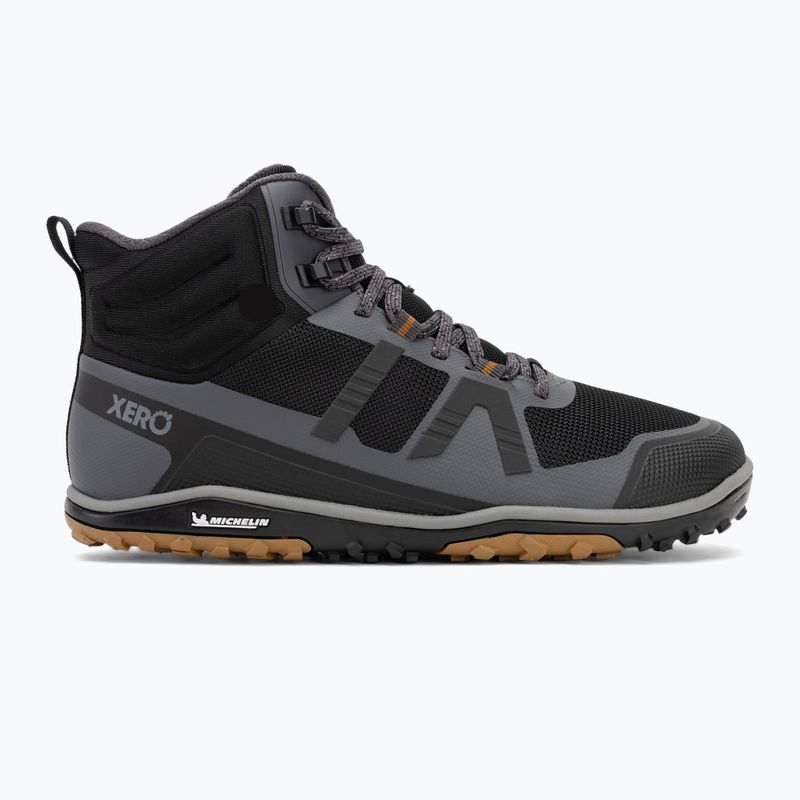 Încălțăminte barefoot pentru bărbați  Xero Shoes Scrambler Mid II asphalt/ black 2