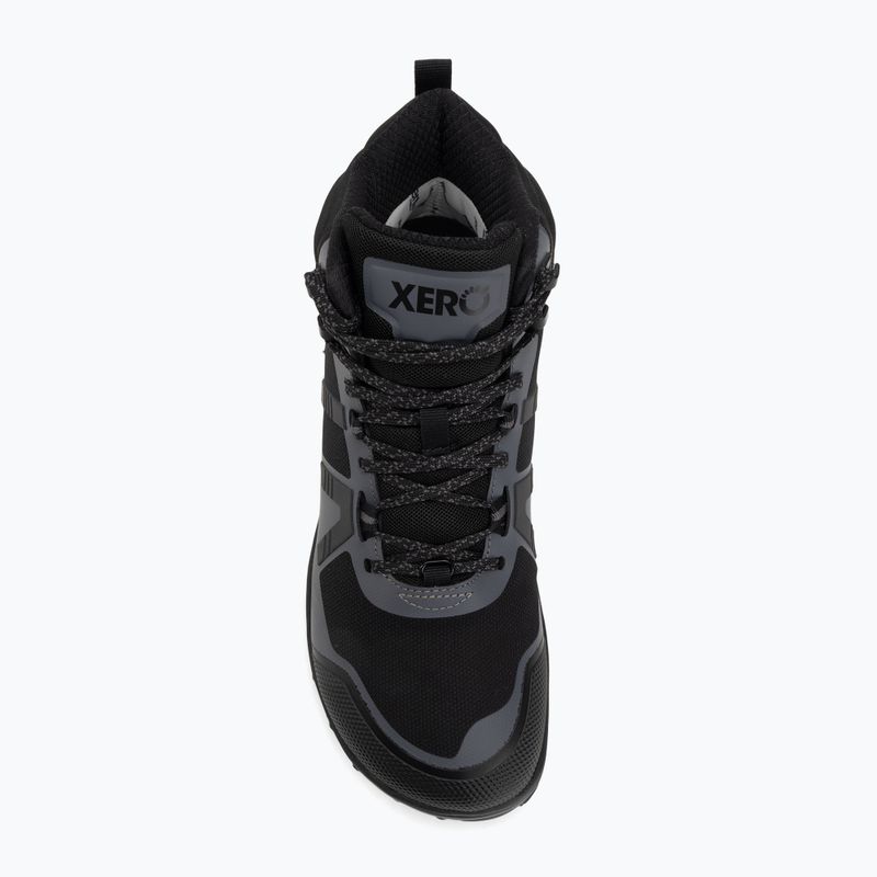 Încălțăminte barefoot Xero Shoes Scrambler Mid II WP black/asphalt 5