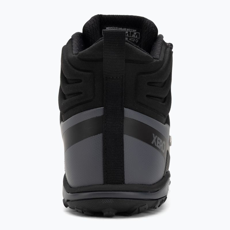 Încălțăminte barefoot Xero Shoes Scrambler Mid II WP black/asphalt 6