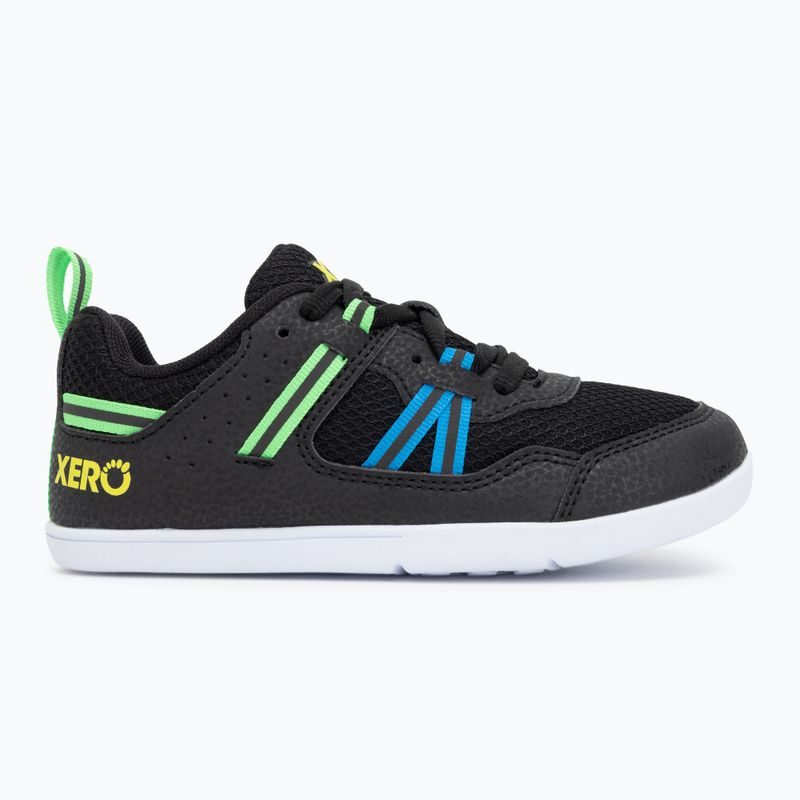 Încălțăminte barefoot pentru copii Xero Shoes Prio black/ lime 2