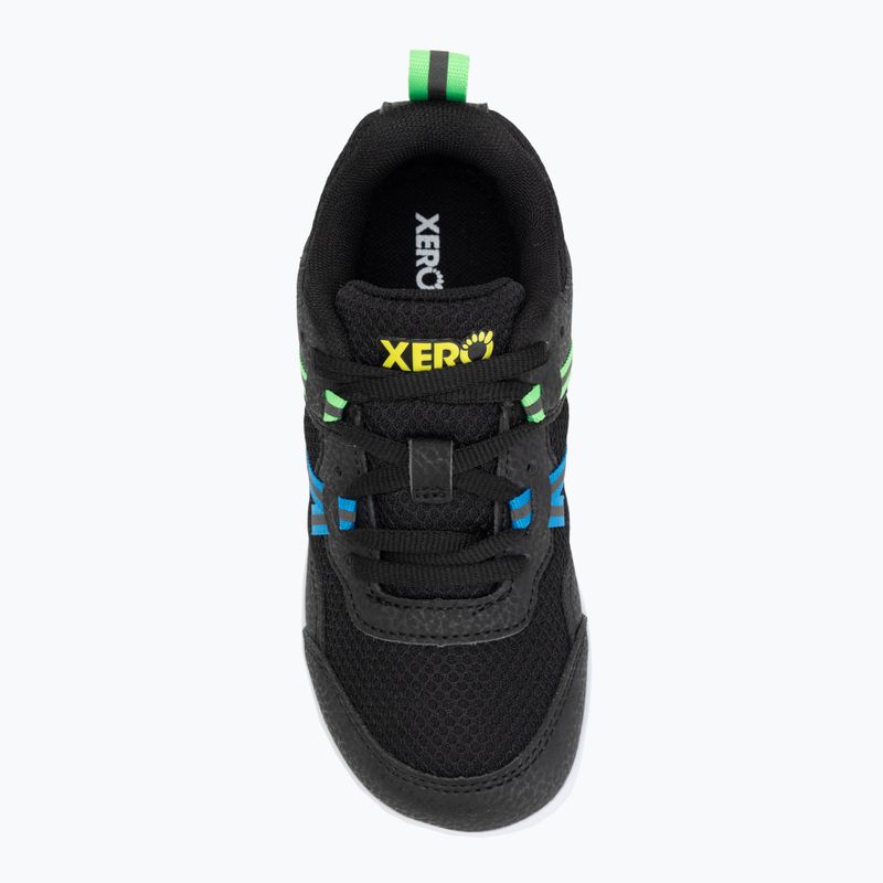 Încălțăminte barefoot pentru copii Xero Shoes Prio black/ lime 5