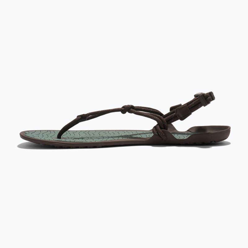 Sandale barefoot pentru bărbați Xero Shoes Aqua Cloud java/brown/dark/forest 2