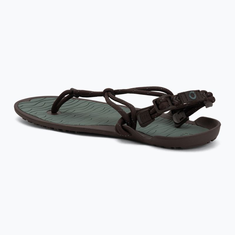 Sandale barefoot pentru bărbați Xero Shoes Aqua Cloud java/brown/dark/forest 3