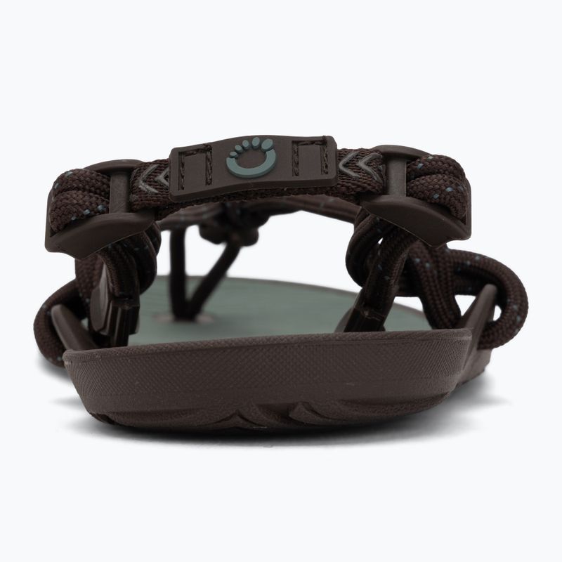 Sandale barefoot pentru bărbați Xero Shoes Aqua Cloud java/brown/dark/forest 6
