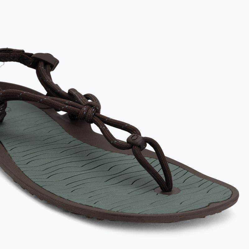 Sandale barefoot pentru bărbați Xero Shoes Aqua Cloud java/brown/dark/forest 7