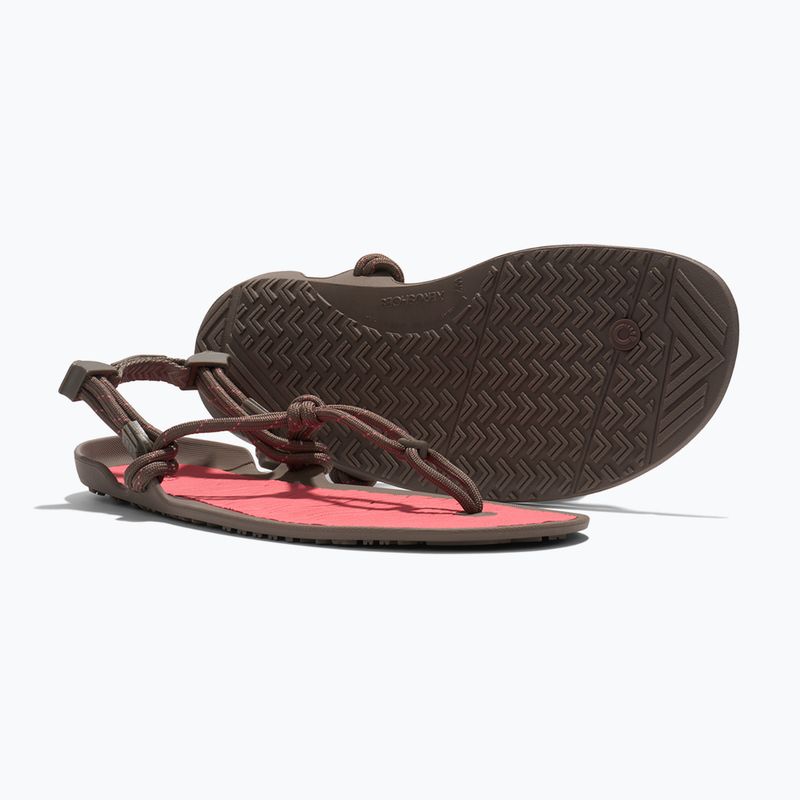 Sandale barefoot pentru femei Xero Shoes Aqua Cloud moel/sunset coral morel/sunset coral 9