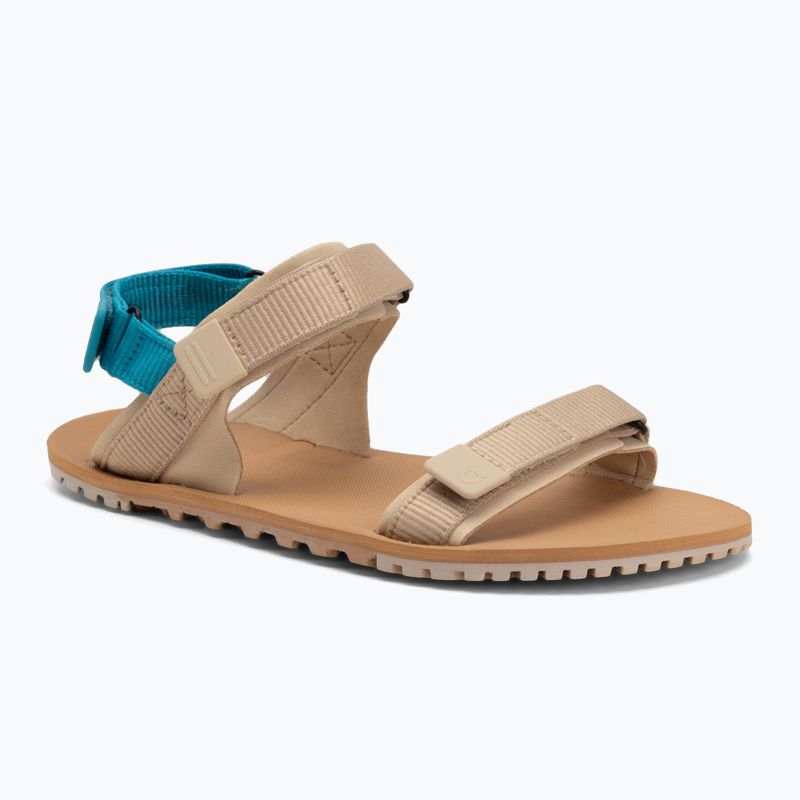 Sandale barefoot pentru femei Xero Shoes D-Trail irish / cream / lake / blue