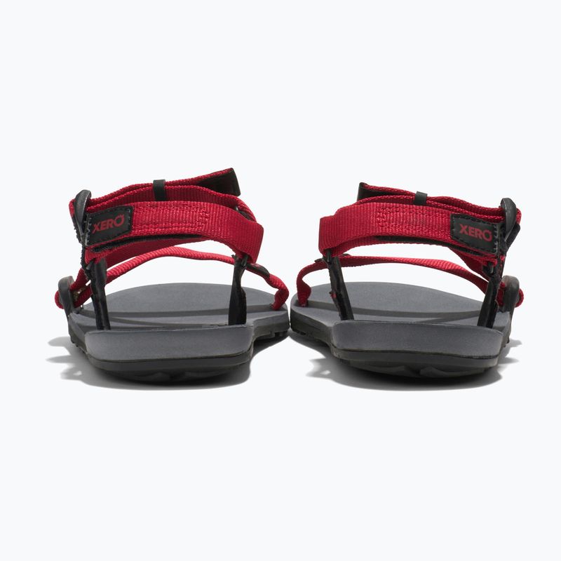 Sandale barefoot pentru copii Xero Shoes Z-Trail charcoal/red pepper 4