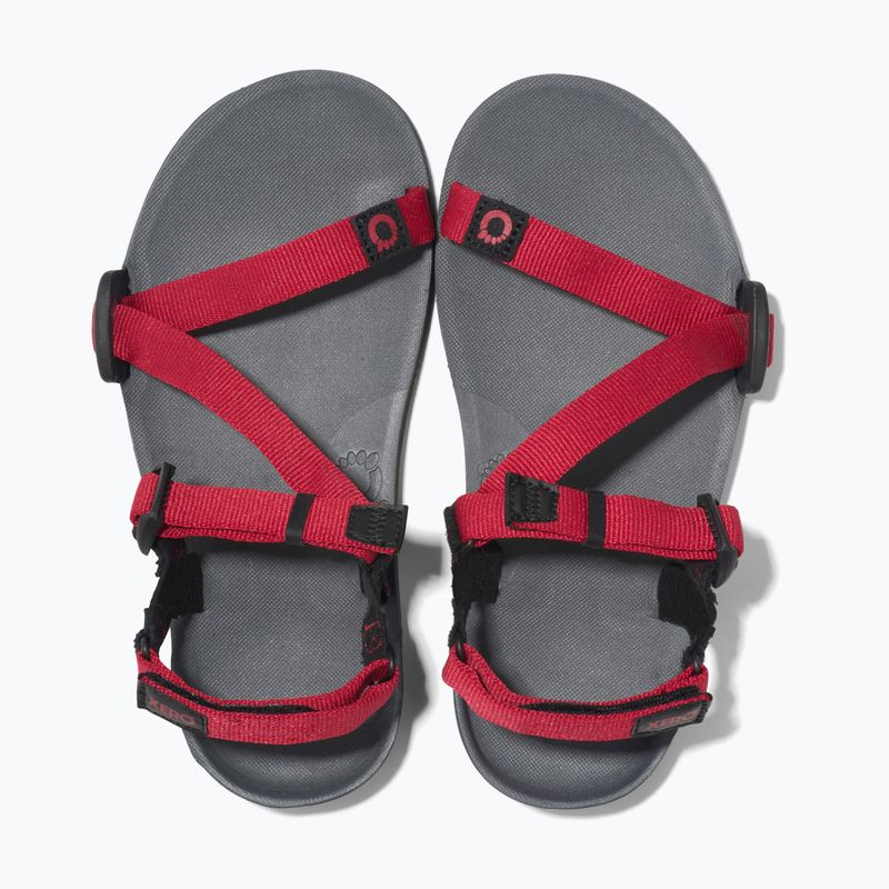 Sandale barefoot pentru copii Xero Shoes Z-Trail charcoal/red pepper 5