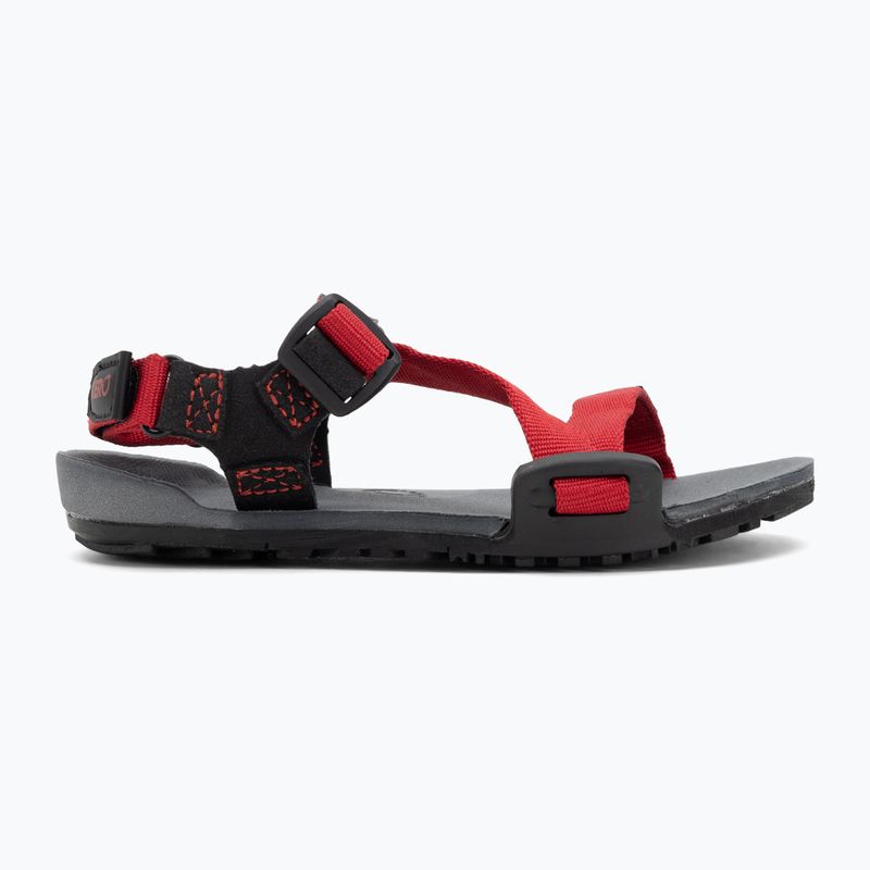 Sandale barefoot pentru copii Xero Shoes Z-Trail charcoal/red pepper 2