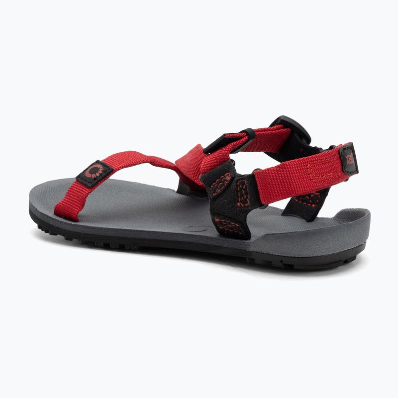 Sandale barefoot pentru copii Xero Shoes Z-Trail charcoal/red pepper 3