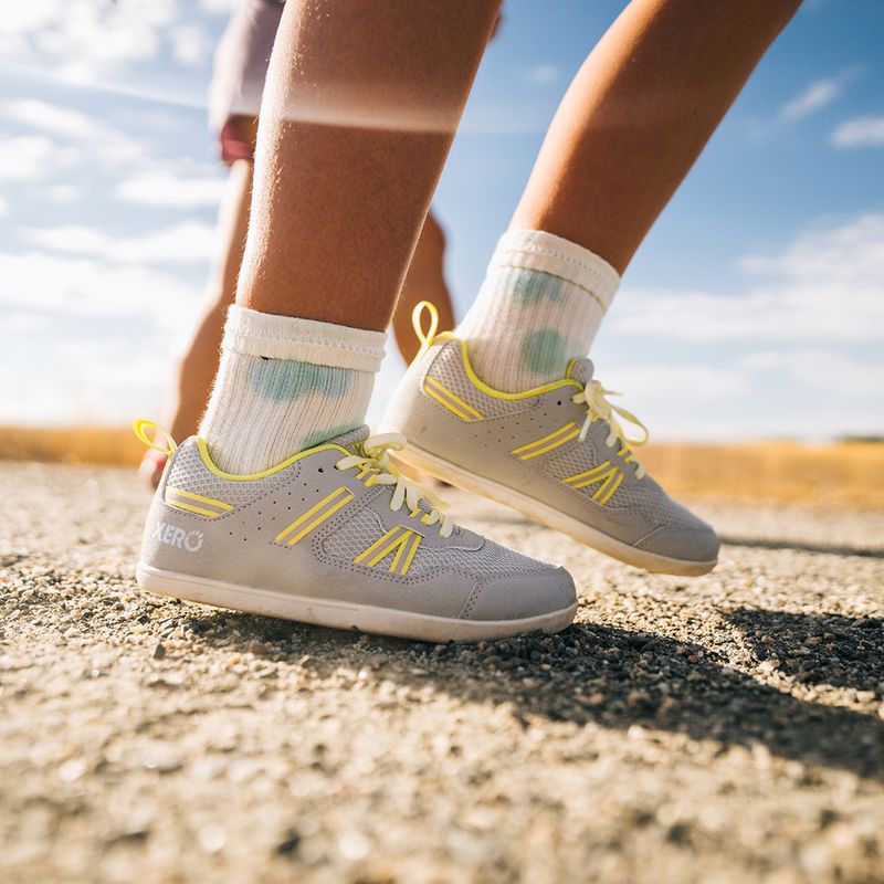 Încălțăminte barefoot pentru copii Xero Shoes Prio lunar rock/sunny lime 7