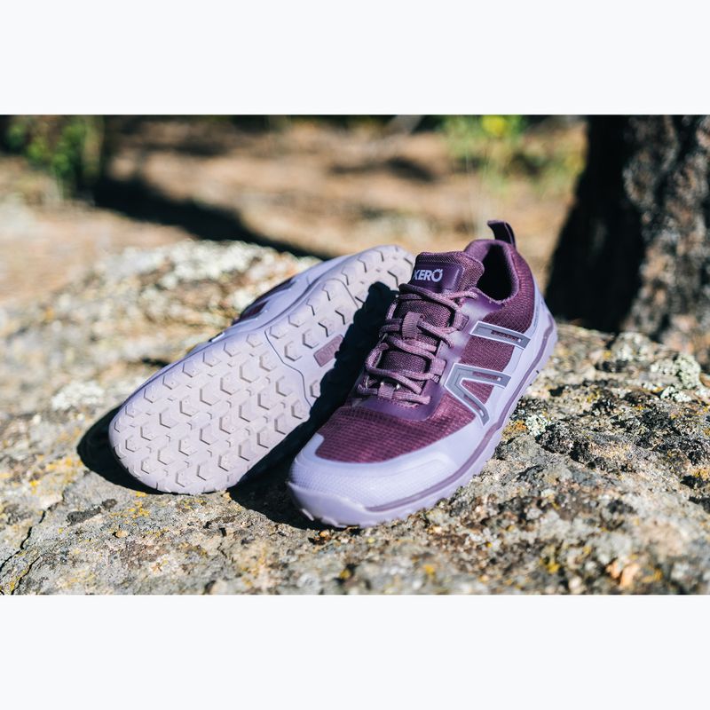 Încălțăminte barefoot pentru femei Xero Shoes Scrambler Trail Low WP Plum perfect/sage purple 14
