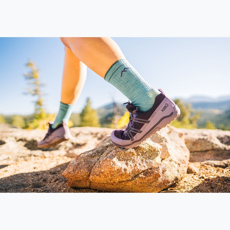 Încălțăminte barefoot pentru femei Xero Shoes Scrambler Trail Low WP Plum perfect/sage purple 16