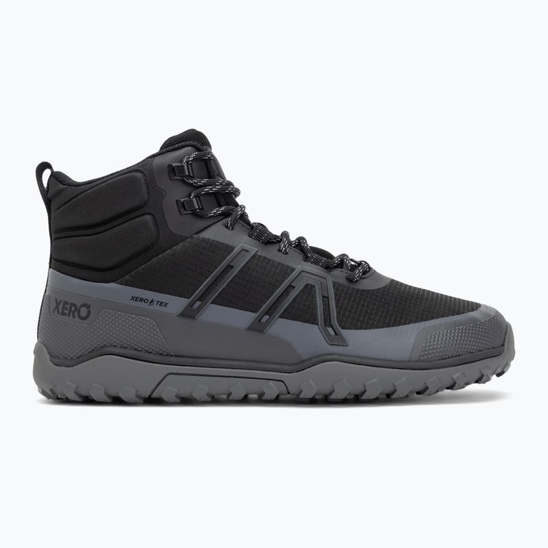 Pantofi barefoot bărbați Xero Shoes Scrambler Trail Mid WP negru/asfalt 2
