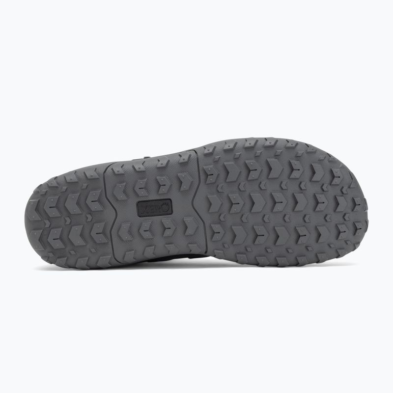 Pantofi barefoot bărbați Xero Shoes Scrambler Trail Mid WP negru/asfalt 4