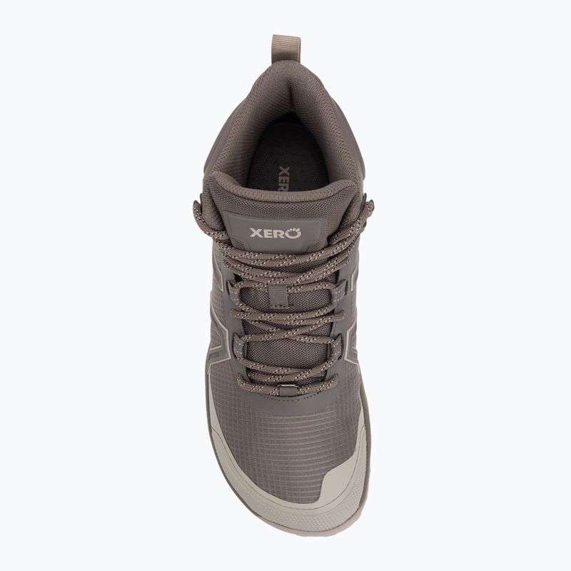 Pantofi barefoot bărbați Xero Shoes Scrambler Trail Mid WP morel/pure/cashmere 5