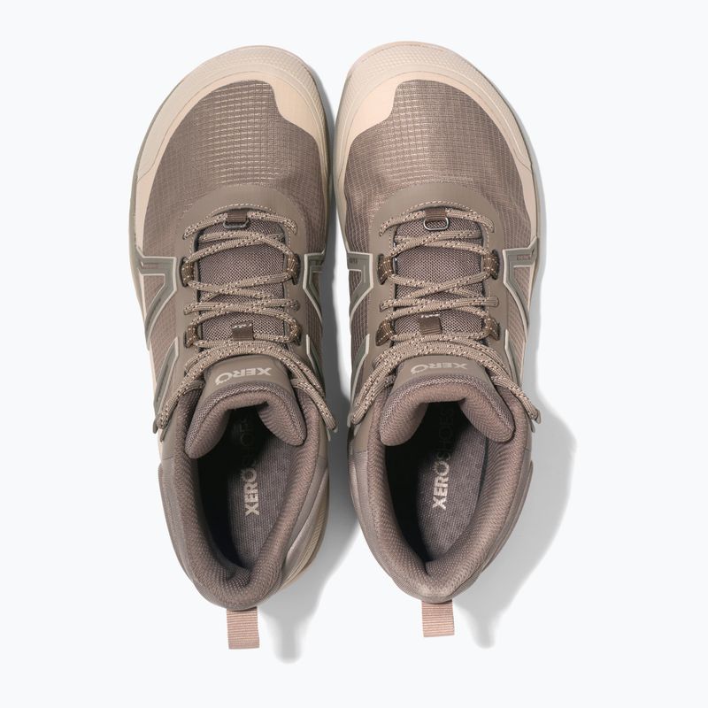 Încălțăminte barefoot pentru bărbați Xero Shoes Scrambler Trail Mid WP morel/pure/cashmere 12