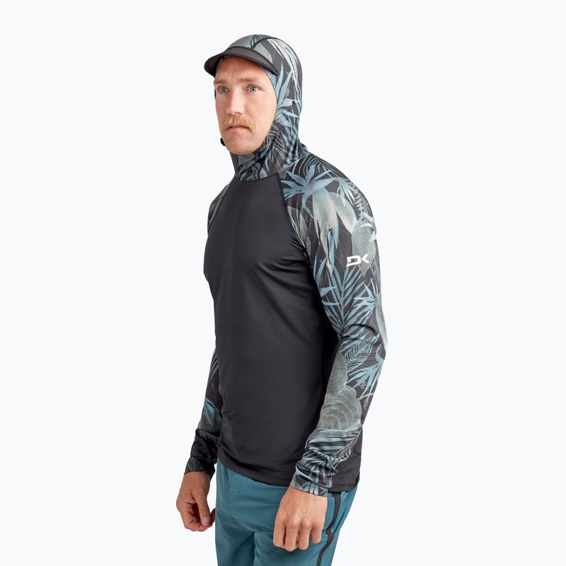 Bărbați Dakine Hd Snug Fit Snug Fit Rashguard Swim Shirt Hoodie negru/gri DKA363M0004 3