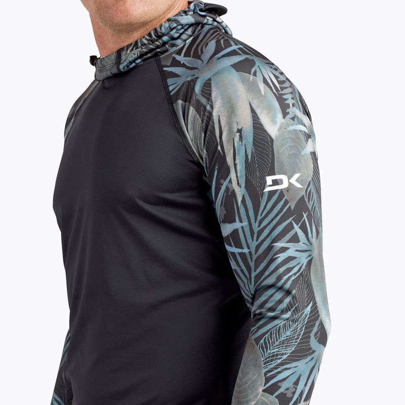 Bărbați Dakine Hd Snug Fit Snug Fit Rashguard Swim Shirt Hoodie negru/gri DKA363M0004 4