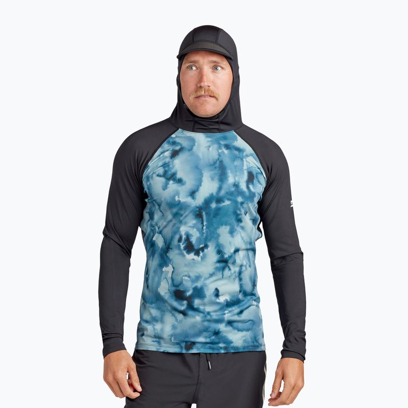 Cămașă de înot pentru bărbați Dakine Hd Snug Fit Rashguard Hoodie albastru/negru DKA363M0004 3