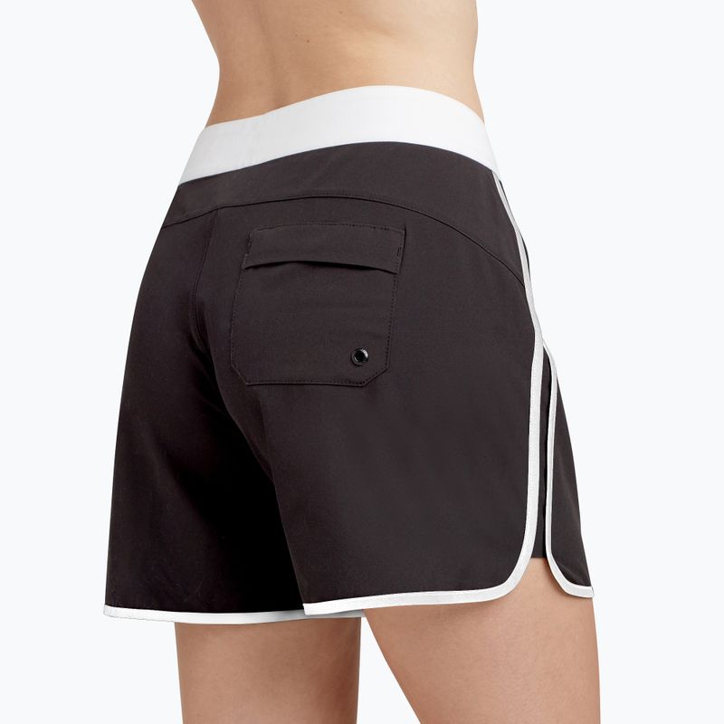 Pantaloni scurți de înot pentru femei Dakine Roots 5" negru și alb DKA156W0004 7