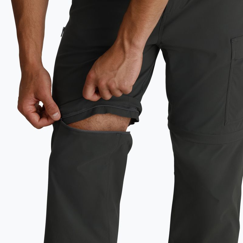 Pantaloni pentru bărbați Royal Robbins Wilder Zip-Off charcoal 6