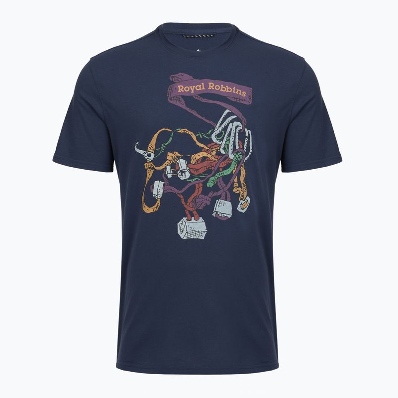 Tricou pentru bărbați Royal Robbins RR Graphic navy chock pt