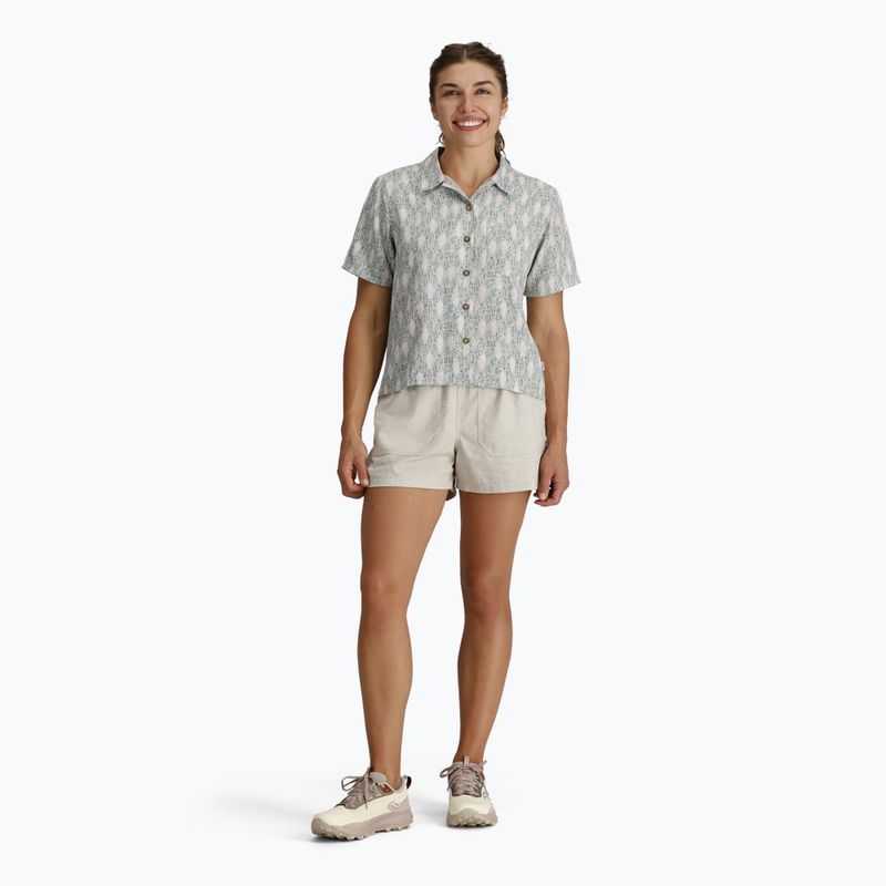 Cămașă pentru femei Royal Robbins Camino Pucker sage leaf fish pt 2