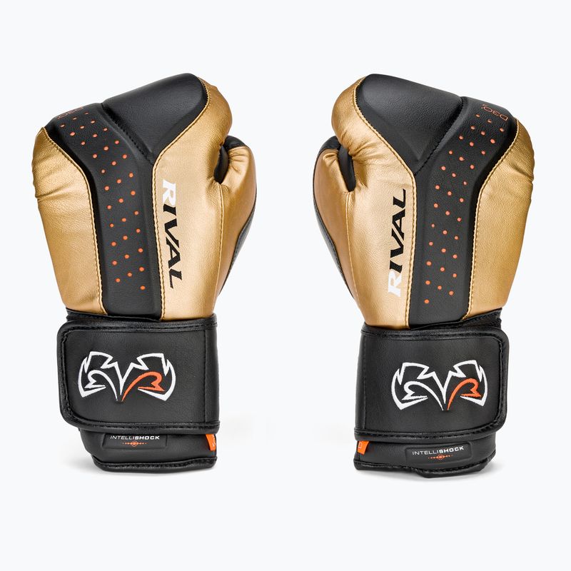 Mănuși de box Rival RB10 Intelli-Shock Bag black/gold 2