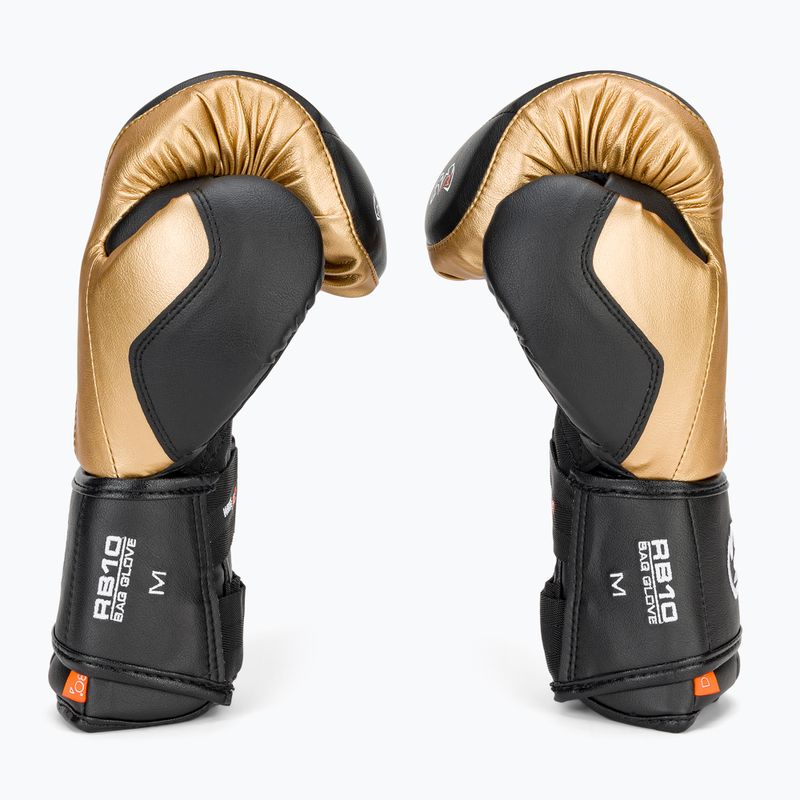 Mănuși de box Rival RB10 Intelli-Shock Bag black/gold 4