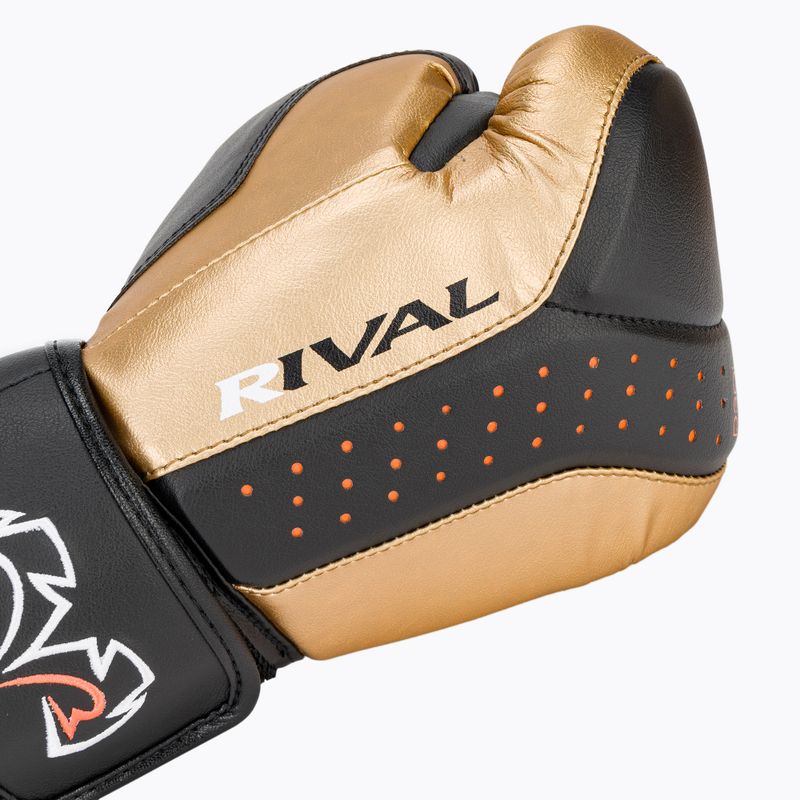 Mănuși de box Rival RB10 Intelli-Shock Bag black/gold 5